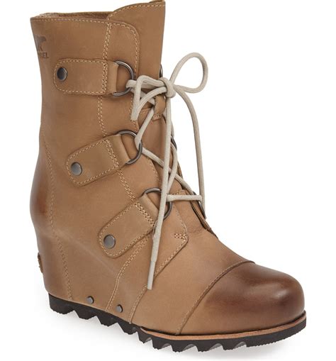 sorel waterproof wedge boots women.